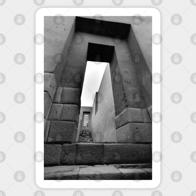 Vintage photo of Pachacamac Ruins Peru Sticker by In Memory of Jerry Frank